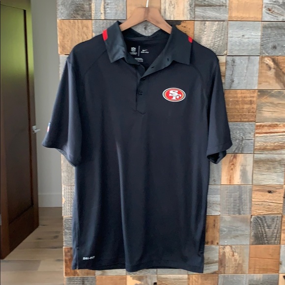 49ers nike polo
